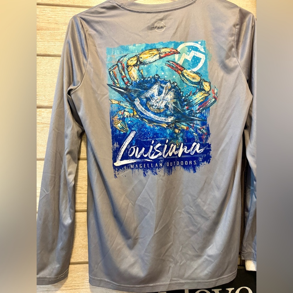 Boy’s Magellan Outdoors - Long-Sleeve, Moisture Wicking, Graphic Tee
